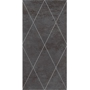 Декор Petracer`s AD Maiora Rhombus Fregio Platino Nero AM FR RHOMB 07-05